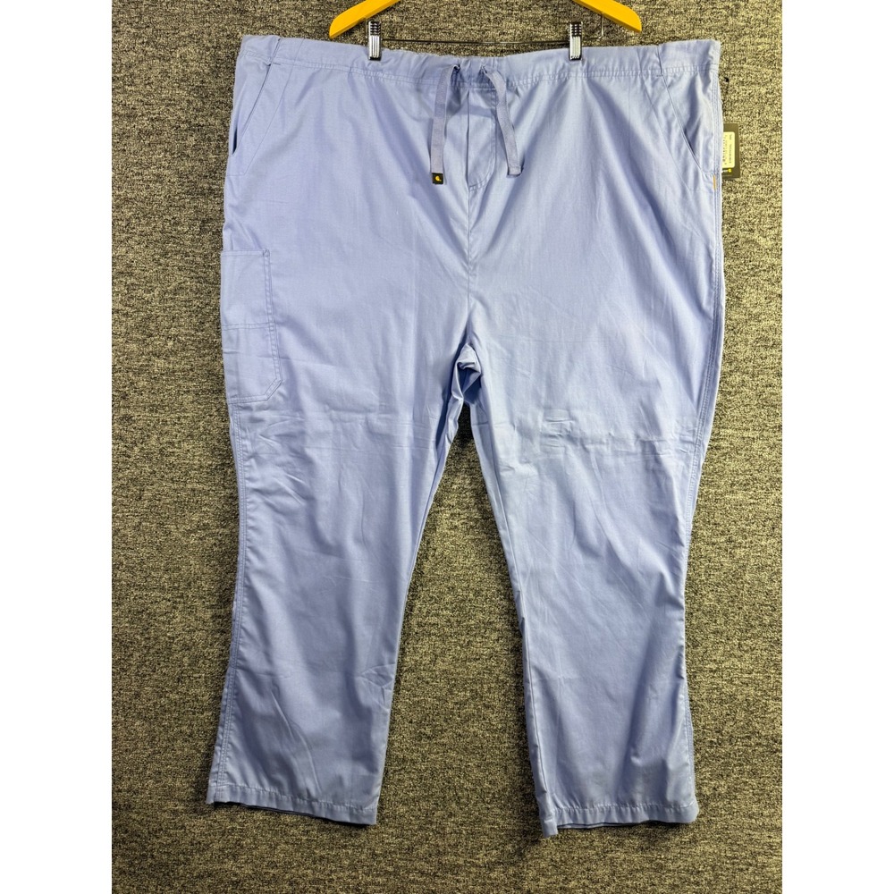 Carhartt Medical Unisex Cargo Scrub Pants Ceil Blue 4XL C50101 NWT